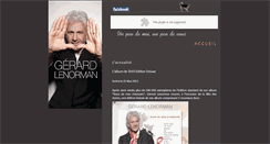 Desktop Screenshot of gerard-lenorman.com